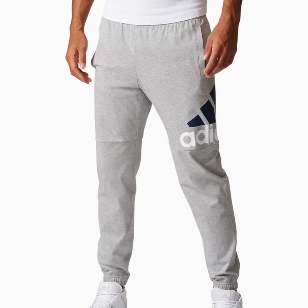 Adidas Mens Gray Sweatpants Size small